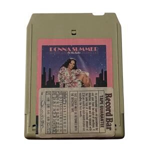Donna Summer On The Radio Hits 8-Track Record‎ Bar Tape Guarantee Untested